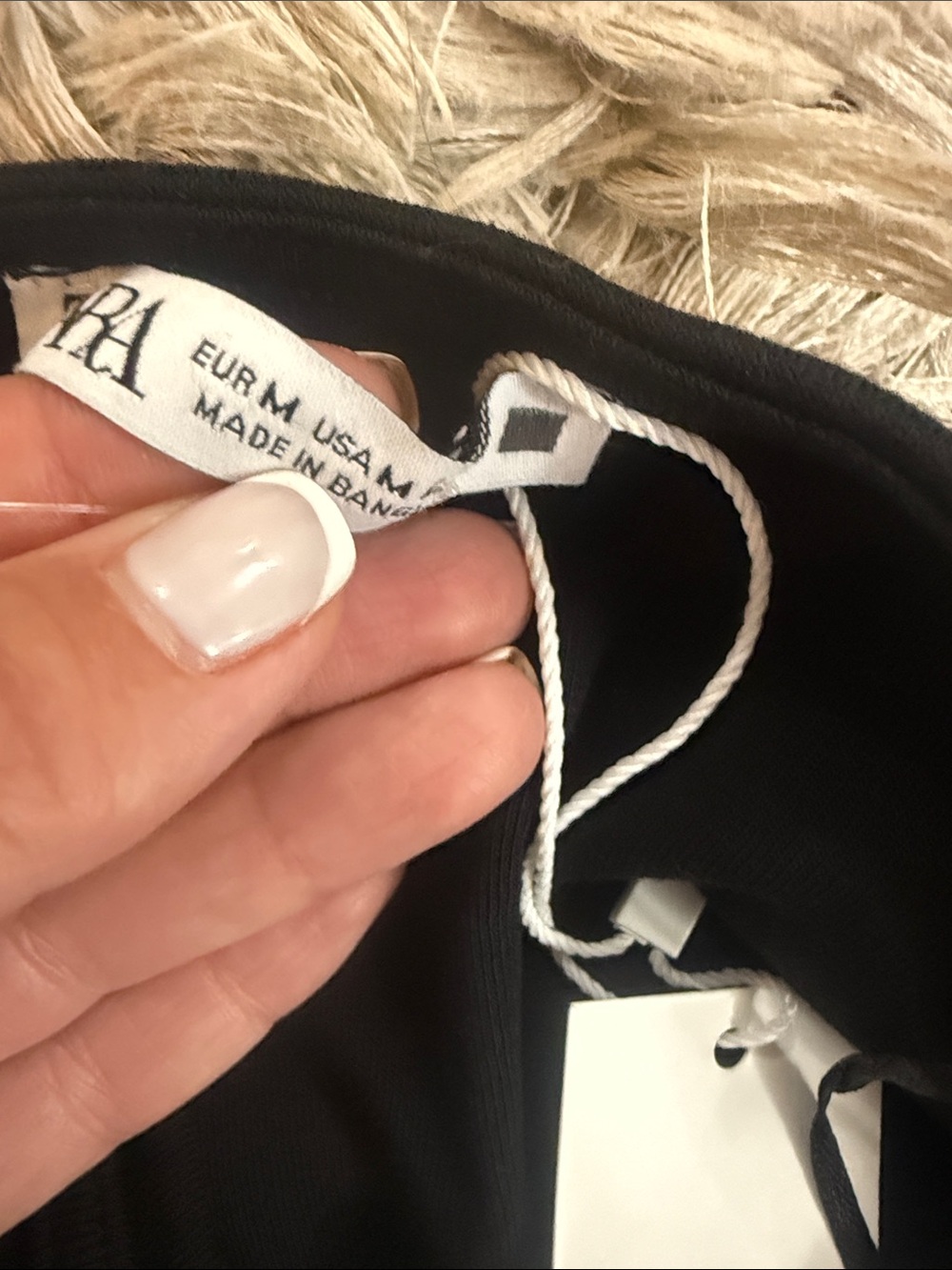 Zara Black Halter Midi Dress with Keyhole - Picture 7 of 7